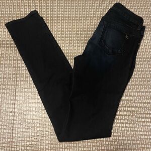 David Kahn Los Angeles PowerStretch Jeans Dark Blue 
Size 26 USA Made EUC